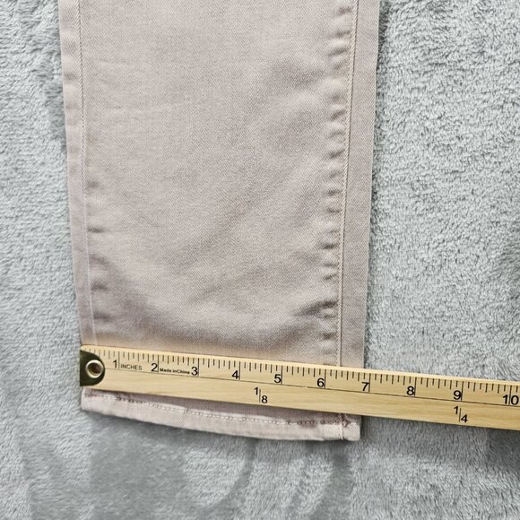 Dear John Jeans Womens Sz 26 Beige Playback Cuffed Cropped Straight Stretch - Picture 11 of 11